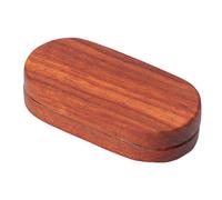 Wooden Fidget Toy, Keenso Magnetic Poker Push Card Cube for Stress Relief Artisan Craftsmanship Decompression Tool Flat Push Rotation for Relaxation for All Ages