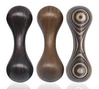 Wooden Fidget Toys, Knucklebone Finger Toy - 3-Pack Stress Relief Gadgets, Desktop Fidgets for Adults, Cool Office Gifts for Men