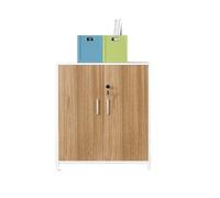 Wooden Filing Cabinet with Lock - Multi Layer Secure Storage for Office & Home, Printer Cabinet for Documents & Files, Ideal Low Storage Solution