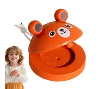 Wooden Finger Castanets Educational Rhythm Musical Instruments Percussion