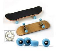 Wooden Fingerboard Complete Finger Skate Board Grit Box Foam Maple Tape Gift