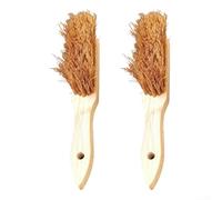 Wooden Fireplace Brush Set for Hearth Cleaning - Ergonomic Hand Broom for Ash & Soot Removal - Compact Crumb for sweeper for Stove Accessories 28cm