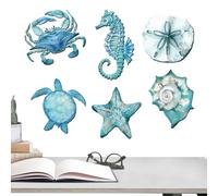 Wooden Fish Wall Decor | Tropical Fish Ornaments,Rustic Vintage Coastal Theme Art for Pool Area Lakehouse Bedroom Living Room House School Outdoor Kitchen Nursery Cottage