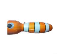 Wooden Fishing Lure 120/97.5/58g Floating, Hard Bait for Deep Sea Fishing Compatible with Tuna and Swordfish(97.5g 15cm Orange)