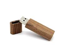 Wooden Flash Drive 64GB, Anloter USB 2.0 High Speed Walnut Wood USB Thumb Drives Memory Stick Pen Stick (64GB, USB2.0)