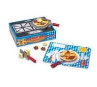 Wooden Flip & Serve Pancake Set: Melissa & Doug Play Food Toy