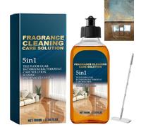 Wooden Floor Cleaner,5 In 1 Fragrance Cleaning Care Solution,Tile Cleaner,Floor Cleaner Liquid,Household Cleaners,Stain Odor Remover Floors Cleaners,Sticky Stuff Remover,Multi Purpose Cleaner
