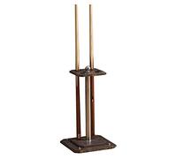 Wooden Floor-Standing Billiard Stick Rack,Snooker Accessories,4 Holes Rectangle Pool Cue Rack,for Schools, Homes, Clubs/Wood Grain Color /30×30×55cm Billiard Storage Stands/As Shown / 30×30×55