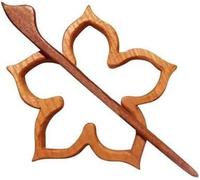 Wooden Flower Daisy Pattern Brooch,Cute Girls Boys Brooch Pin Shawl Pin Scarf Buckle Lapel Pin Brooch Gift for Women Lady Girl, Jewelry, Brooches Pins