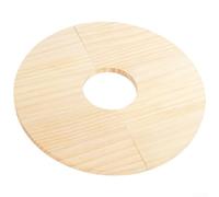 Wooden Flower Pot Cover Pine Soil Protector Interlocking Grooves | Natural pine wood water-resistant wax oil finish removable stable installation small display for surface