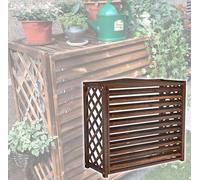 Wooden Flower Stand, Solid Wood Air Conditioner Outer Frame, Shielding Air Conditioning Cover, Weatherproof Shutters Central, Patio Lattice Panels For Outside