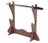 Wooden Flute Stand - Desktop Flute Organizer,Exquisite Retro Flute Holder Stand For Lightsaber, Soprano Clarinet, Wand, Wooden Flute