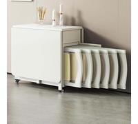 Wooden Folding Dining Table Set with 4 Chairs Solid Extendable Table for Kitchen Living Room & Restaurant Space-Saving Design 1.4m Wood Color