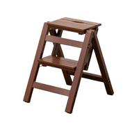 Wooden Folding Footstool,Portable Storage Step Stool,Home Climbing Step Stool,For Office Home And Library,Saving Space(Color 3)