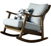 Wooden Folding Lounge Chair for Garden/Balcony/Terrace - Adjustable R with Cushion, Gray - Perfect for Seniors - Comfortable Sun Lounger for Relaxation