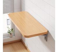 Wooden Folding Wall-Mounted Drop-Leaf Table Computer Desk Table Desk Fold Down Table Wall Mounted Foldable Storage Design Wood Floating Writing Desk for Apartment Study Bedroom Kitchen.