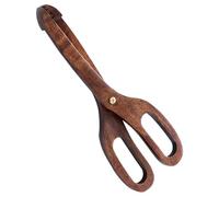 Wooden Food Tongs, Wooden Food Tongs, Grilled Tongs Wooden Cooking Tongs, Food Grade Serving Tongs, Reusable Non-Slip Tongs for Grille-, Pasta, Grill, Bar