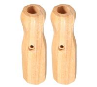 Wooden Foosball Handle Grips Replacement for Standard Tables | Solid Wood, Octagonal Design, Natural Finish, Smooth Surface, Brown Colour, for Operators and Enthusiasts