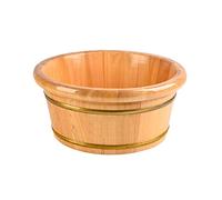 Wooden Foot Barrel, Solid Wood Bathtub, Solid Wood Foot Soaker, Pedicure Bowl for Wooden Foot Soaker, 20cm