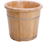 Wooden Foot Bath Bucket - Spa Soaker Tub for Home Use& Relaxation for Wellness Sauna Foot Soak Foot Basin Household Essential