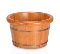 Wooden Foot Bath Tub Bucket for Spa & Sauna Soaking &Household Foot Basin Relaxation & Wellness Color B - Perfect for Home Spa Experience