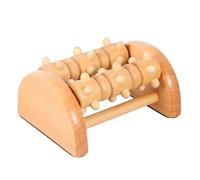 Wooden Foot Massage Roller for Heel Relief and Plantar Fasciitis Care | Compact Storage Design, Rough Surface, Suitable for Runners, Women, Desk Use, Watching Television and Hand Massage