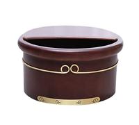 Wooden Foot Spa Bucket Foot Tub with Lid Soaking Tub Pedicure Bowl Spa Massage Wooden Bath Tub for Health and Cleaning, Soak Your Feet B-1