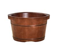 Wooden Foot Spoon Spa Foot Spoon Pedicure Bowl Wooden Massage Tub Foot Foot Nail Ankle Pedicure Upgraded Sturdy Foot Tub 24cm
