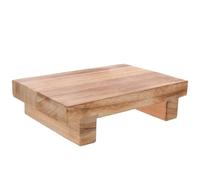 Wooden Foot Stool Lightweight Ergonomic Footrest for Study Room
