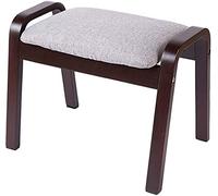 Wooden Footstool for Sofa - Decorative Step Stool & Shoe Bench Coffee Table Rest Stool for Bedroom & Living Room Compact Size C-44X33X37CM