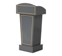 Wooden for Church & Classroom - Public Speaking Stand with Copper Strips for Spes, De, and Presentats - Enhance Your Presentat Experience