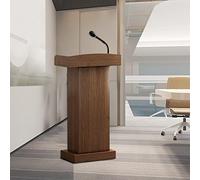 Wooden for Church & Lecture Halls, Presentat Stand with Reading for Priests & Teachers, for Public Speaking