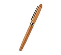 Wooden Fountain Pens, Vintage Luxury Pen Handcrafted Wood Fountain Pen Smooth Writing Writing Chisel Pointed Pens, Gothic Arabic Italic for Journaling Office School Supplies (2.5mm)