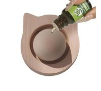Wooden Fragrance Diffuser | Ball Design Wooden Aromatherapy Device - Aromatherapy Diffuser Without Electricity - For Home, Bathroom, Hotel, Office, Desk, as well as for Travel