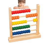 Wooden Frame Abacus - Classic Wooden Educational Counting Toy, Kids Learning Toy | Teach Counting, Addition And Subtraction Math Toys For Girls Boy Gift 2+ Years Old