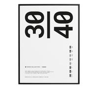 Wooden frame Black 50x70