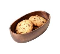 Wooden Fruit Bowl | Snack Serving Bowl | Bowl For Serving Snacks | Suitable For Sandwich, Bread, Snacks, Dips, Sauce, Candy, Desserts, Condiments And Cherries