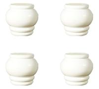 Wooden Furniture Support Legs Replacement Table Legs for TV Stands Kitchen Cabinets ols Nightstands 4Pack White Durable Design for Enhanced Stability