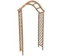 Wooden Garden Arch Archway Elegant Decorative Tan/natural Wood Woodside