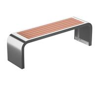 Wooden Garden Bench, 2-Seater Weatherproof Outdoor Bench for Patio, Balcony, and Park