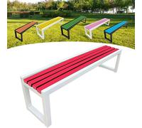 Wooden Garden Bench for 2-3 People 100x40x45cm Eco-Friendly Corrosion & Rust Resistant Perfect for Outdoor Use in Gardens Balconies Parks & Shops