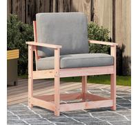 Wooden Garden Chair Solid Douglas Wood Natural 62x56x77 cm Slatted Armchair Seat