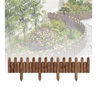 Wooden Garden Edging with Spikes Durable Landscape Borders for Easy Installation Decorative and Functional Outdoor Edging for Flower Beds and Pathways