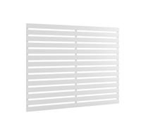 Wooden Garden Fence Easy-to-Install Landscape Dividers Outdoor Patio Edging Panels for Flower Beds Pathways and Borders (Color: White Size: 1PC 100x120CM)