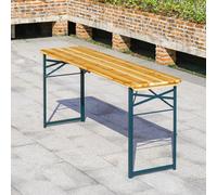 Wooden Garden Folding Table Outdoor Patio Dining Beer Table