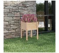 (brown, 1) vidaXL 1/2x Solid Pinewood Garden Planter Flower Box Planter Pot Multi Colours