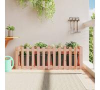 Wooden Garden Planter Solid Pinewood Natural Douglas 150x50x50cm Raised Bed Box