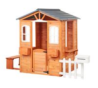 Beliani Garden Playhouse Ampeliko Fir Wood Brown