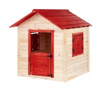 Beliani Garden Playhouse Pelopio Fir Wood Light Brown