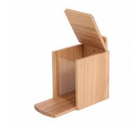 Wooden Garden Squirrel Feeder Box Outdoor Wildlife Feeding Station